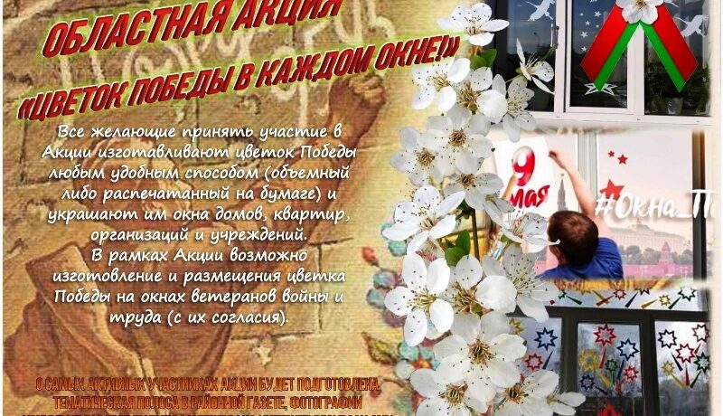 Цветок Победы акция